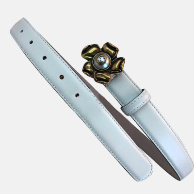 Gucci 2019 Ladies Leather Belt - 구찌 2019 여성용 레더 벨트 GUBT0066.Size(2.5cm).화이트