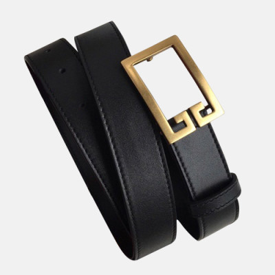 Givenchy 2019 Ladies Leather Belt - 지방시 2019 여성용 레더 벨트 GIVBT0003.Size(3.0cm),블랙