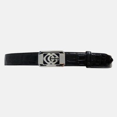 Gucci 2019 Mens Leather Belt - 구찌 2019 남성용 레더 벨트 GUBT0072.Size(3.4cm).블랙