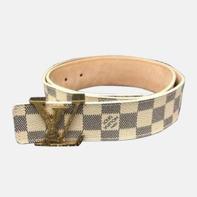 Louis vuitton 2019 Woman Leather Belt - 루이비통 2019 여성용 레더 벨트 LOUBT0086,베이지