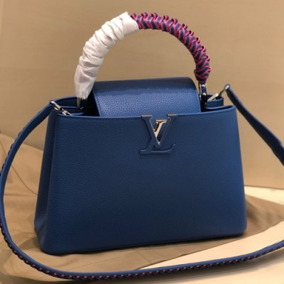 Louis Vuitton 2019 Capucines Tote Shoulder Bag,27/31cm - 루이비통 2019 카푸신 토트 숄더백  M55083,LOUB1564,27/31cm,블루