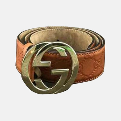 Gucci 2019 Mens Leather Belt - 구찌 2019 남성용 레더 벨트 GUBT0089,오렌지