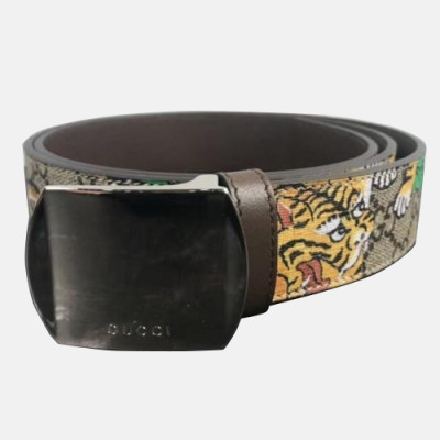 Gucci 2019 Mens Leather Belt - 구찌 2019 남성용 레더 벨트 GUBT0098,브라운