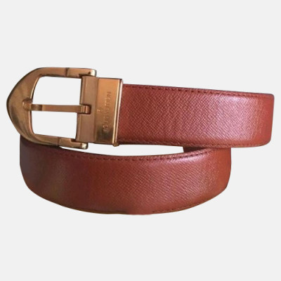 Louis vuitton 2019 Mens Leather Belt - 루이비통 2019 남성용 레더 벨트 LOUBT0097,브라운