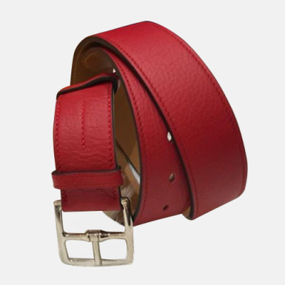 Hermes 2019 Mens Leather Belt - 에르메스 2019 남성용 레더 벨트 HERBT0075,레드