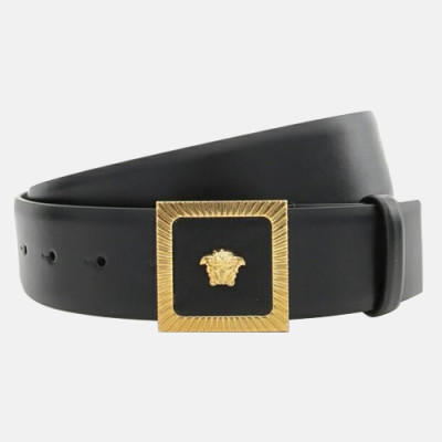 Versace 2019 Mens Leather Belt - 베르사체 2019  남성용 레더 벨트 VERBT0028,블랙