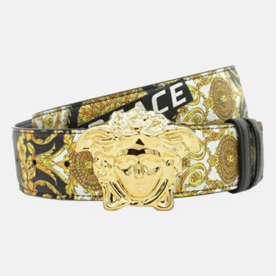 Versace 2019 Mens Leather Belt - 베르사체 2019  남성용 레더 벨트 VERBT0031,블랙