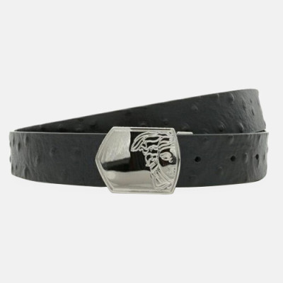 Versace 2019 Mens Leather Belt - 베르사체 2019  남성용 레더 벨트 VERBT0034,블랙