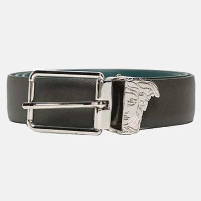 Versace 2019 Mens Leather Belt - 베르사체 2019  남성용 레더 벨트 VERBT0045,그린