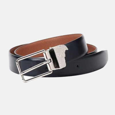 Versace 2019 Mens Leather Belt - 베르사체 2019  남성용 레더 벨트 VERBT0065,블랙