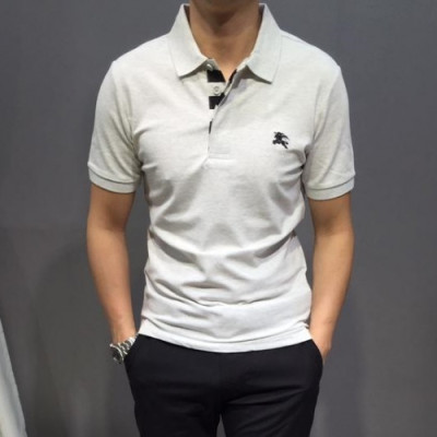 Burberry 2019 Mens Logo Cotton Short Tshirt- 버버리 남성 로고 코튼 반팔티 Burts0097.Size(M- 3XL).컬러(그레이)