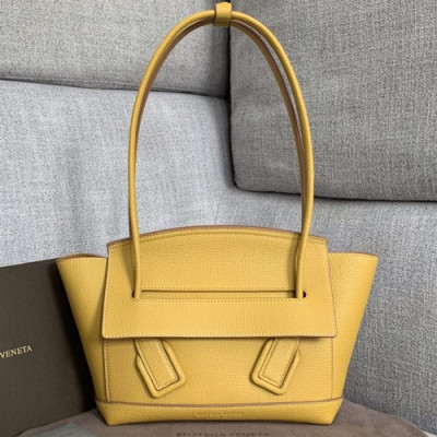 Bottega Veneta 2019 Arco Small Tote Shoulder Bag,22cm - 보테가 베네타 2019 아르코 스몰 토트 숄더백, 580725,BVB0282,22cm,옐로우