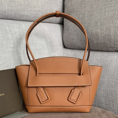 Bottega Veneta 2019 Arco Small Tote Shoulder Bag,22cm - 보테가 베네타 2019 아르코 스몰 토트 숄더백, 580725,BVB0284,22cm,카멜