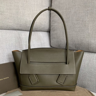 Bottega Veneta 2019 Arco Large Tote Shoulder Bag,32cm - 보테가 베네타 2019 아르코 라지 토트 숄더백, 575941,BVB0288,32cm,카키