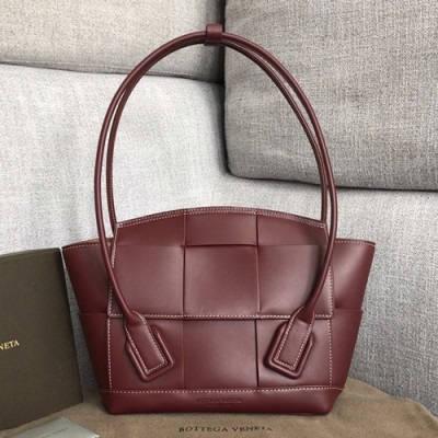 Bottega Veneta 2019 Arco Small Tote Shoulder Bag,22cm - 보테가 베네타 2019 아르코 스몰 토트 숄더백, 575943,BVB0291,22cm,와인