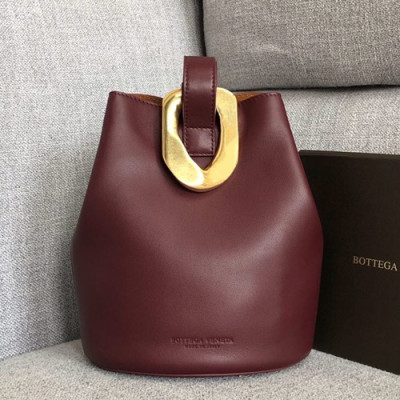 Bottega Veneta 2019 Nappa Drop Bucket Tote Bag,21.5cm - 보테가 베네타 2019 나파 드롭 버킷 토트백, 576804,BVB0304,21.5cm,와인