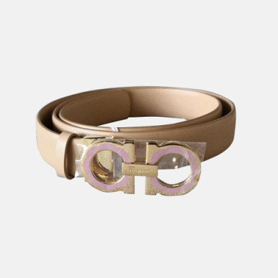 Salvatore Ferragamo 2019 Woman Leather Belt - 살바토레 페라가모 2019 여성용 레더 벨트 FERBT0065,핑크