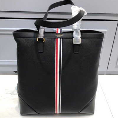 Thom Browne 2019 Leather Mens Business ,42cm - 톰브라운 2019 남성용 레더 서류가방 THOB0082,42cm,블랙