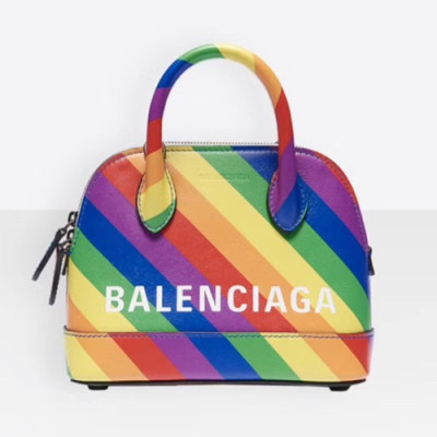 Balenciaga 2019 Ville Top Handle Shoulder Bag,18CM - 발렌시아가 2019 빌 탑 핸들 숄더백,BGB0410,18CM,멀티