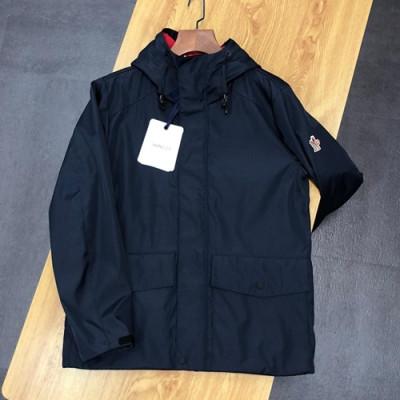 Mocler  2019 Mm/Wm Casual Windproof Hood Jacket - 몽클레어 남자 캐쥬얼 방풍 후드자켓 Mocja0076.Size(m - 3xl).네이비