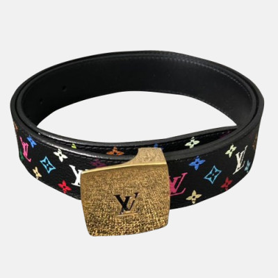 Louis vuitton 2019 Woman Leather Belt - 루이비통 2019 여성용 레더 벨트 LOUBT0116,블랙