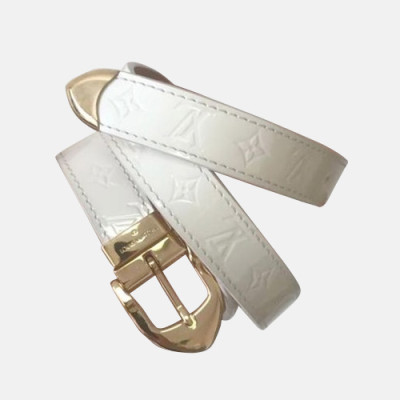 Louis vuitton 2019 Woman Leather Belt - 루이비통 2019 여성용 레더 벨트 LOUBT0117,화이트