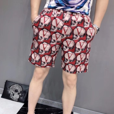 Valentino 2019 Mens Logo Casual Training Half Pants - 발렌티노 남성 캐쥬얼 로고 트레이닝 반바지 VAL0001.Size(M - 3XL).레드