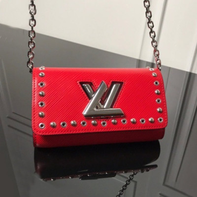 Louis Vuitton 2019 Twist Chian Wallet Shouder Cross Bag,19cm - 루이비통 2019 트위스트 체인 월릿 숄더 크로스백 ,M62307,LOUB1577,19cm,레드