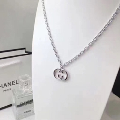 Gucci Choker  18k White Gold  -구찌 여성용 목걸이 18K도금 화이트 골드Guc0001.