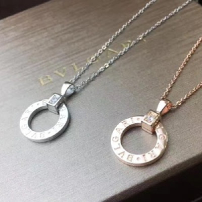 BULGARI Choker  18k White Gold/ROSE Gold  -블가리 여성용 목걸이 18K도금 화이트 골드/로즈 골드 Bul0006.