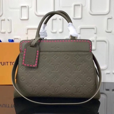 Louis Vuitton 2019 Vosges Leather Tote Shoulder Bag,33cm - 루이비통 2019 보주 레더 여성용 토트숄더백,M43250,LOUB1596,33cm,그린