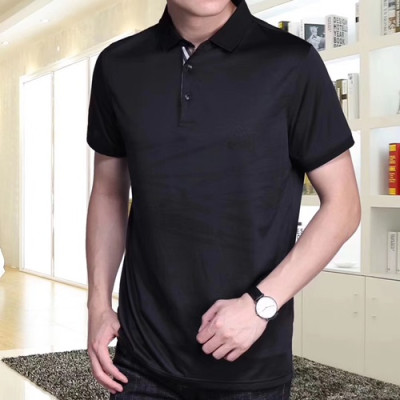 Burberry 2019 Mens Logo Cotton Short Tshirt- 버버리 남성 로고 코튼 반팔티 BURTS0005.Size(M- 3XL).블랙/네이비/블루/화이트