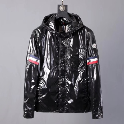 Moncler 2019 Mens Patch Logo Cajual Jacket - 몽클레어 남성 패치 로고 캐쥬얼 자켓 MONJK0007.Size(m - 3xl).블랙