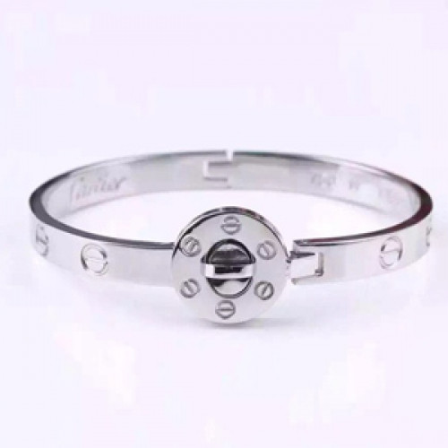 CARTIER  White Gold/Yellow Gold  Bangle - 까르띠에 여성용 팔지18k 도금 화이트 골드/옐로우 골드 팔찌 CAR0018.