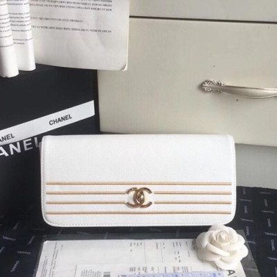 Chanel 2019 Leather Women Clutch Bag ,24CM - 샤넬 2019 레더 여성용 클러치백,CHAB1103,24CM,화이트