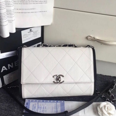 Chanel 2019  Women Flap Chain Shoulder Bag,26CM - 샤넬 2019 여성용 플랩 체인 숄더백 ,CHAB1127,26CM,화이트