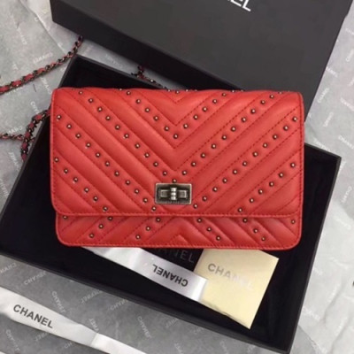 Chanel 2019 WOC Chain Cross Bag,19CM - 샤넬 2019 WOC 체인 크로스백,CHAB1146,19CM,레드