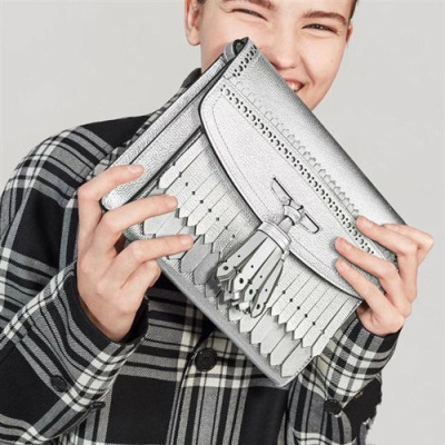 Burberry 2019 Tassel Shoulder Cross Bag, 25cm - 버버리 2019 여성용 태슬 숄더 크로스백,BURB0369,25cm,실버