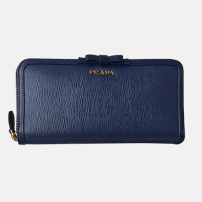 Prada 2019 Ladies Leather Wallet 1ML506 -프라다 2019 여성용 레더 장지갑,PRAW0113, 19CM,네이비