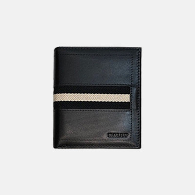 Bally 2019 Mens Leather Wallet - 발리 남성용 레더 반지갑 BALB0002.블랙