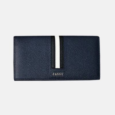 Bally 2019 Mens Leather Wallet - 발리 남성용 레더 장지갑 BALB0016.네이비