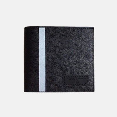 Bally 2019 Mens Leather Wallet - 발리 남성용 레더 반지갑 BALB0035.블랙