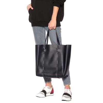 Balenciaga 2019 Leather Large Tote Shoulder Shopper Bag,37CM - 발렌시아가 2019 레더 남여공용 라지 토트 숄더 쇼퍼백,BGB0439,37CM,블랙