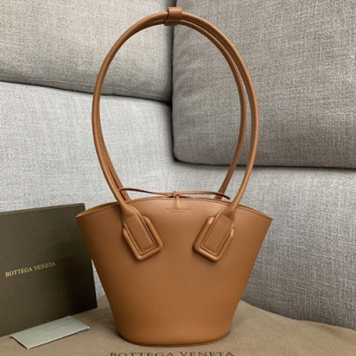 Bottega Veneta 2019 Basket Tote Shoulder Bag,28cm - 보테가 베네타 2019 바스켓 토트 숄더백, 592133,BVB0325,28cm,카멜