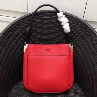 Prada 2019 Margit Leather Tote Bag,29cm - 프라다 2019 마르기트 레더 여성용 토트백 ,1BC076-1,29cm,레드