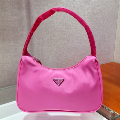 Prada 2019 Nylon Hobo Tote Shoulder Bag,23CM - 프라다 2019 나일론 호보 토트 숄더백,1N1416-3,23cm,핑크