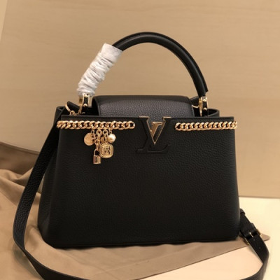 Louis Vuitton 2019 Capucines Tote Shoulder Bag,31.5cm - 루이비통 2019 카푸신 토트 숄더백  M48865,LOUB1647,31.5cm,블랙