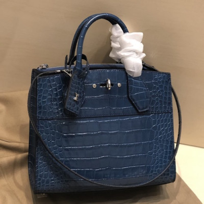 Louis Vuitton 2019 City Steamer Tote Bag,26.5cm - 루이비통 2019 시티 스티머 토트백 M92515,LOUB1655,26.5cm,블루