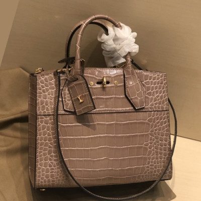 Louis Vuitton 2019 City Steamer Tote Bag,26.5cm - 루이비통 2019 시티 스티머 토트백 M92515,LOUB1656,26.5cm,브라운