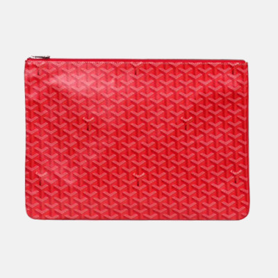 Goyard 2019 PVC Clutch Bag,40CM - 고야드 2019 PVC 남여공용 클러치백,GYB0135,40CM,레드